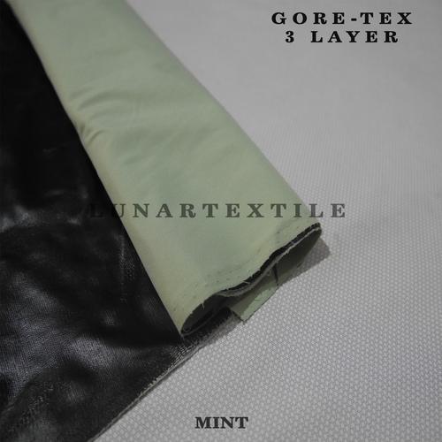 Warna Mint Bahan Jaket Waterproof 