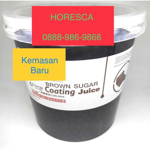 Foto Produk Popping Boba Aren / Gula Aren / Brown Sugar Boba 3.2 Kg Import Taiwan dari HoResCa