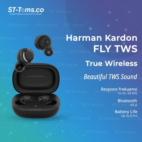 Promo Harman Kardon FLY TWS True Wireless In-Ear Headphones Earbuds - -  ST-Toms.co | Tokopedia