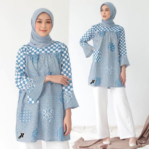 Jual Tunik Batik Modern Baju Batik Wanita Atasan Batik Dress Batik Kota Pekalongan Batik Nitami Tokopedia