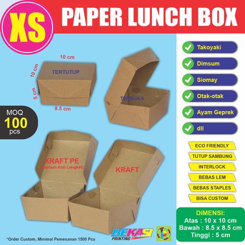 Jual CRAFT Paper Lunch Box Polos uk. XS 