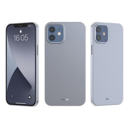 Foto Produk Baseus Wing Series Slim Case for iPhone 12 Series 5.4" 6.1" 6.7" - Trans White, iP 12 6.1 dari Ethan Store