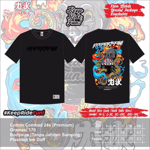 T-Shirt keep ride fun haga fire\u0026ice 