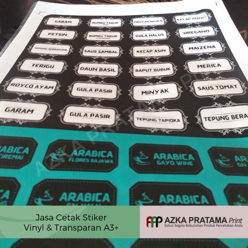 Sticker Quantac Jual Jasa Cetak Stiker Vinyl & Transparan Quantac Ukuran A3+ - Kota ...