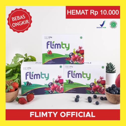 Foto Produk Paket GOLD (2 box) Flimty Fiber Pelangsing Badan All in One Detox dari manuraya