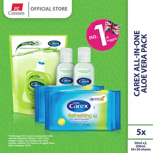 Foto Produk Carex Hand Gel All-in-One Aloe Vera dari Cussons Official Store