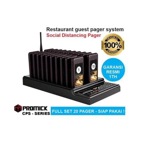Foto Produk Restaurant Guest Pager System - Wireless Queue Paging PROMICK CPS-T112 dari EtalaseBelanja