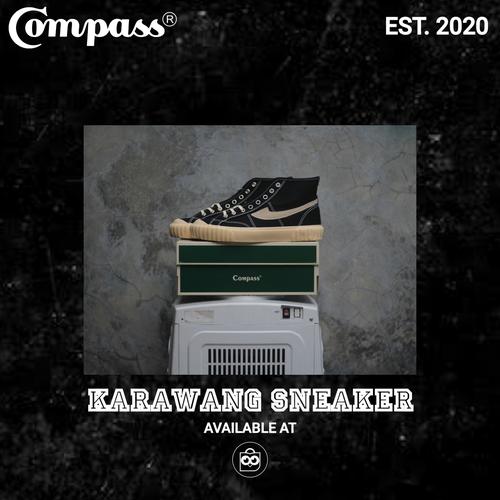 Foto Produk Sepatu Compass Gazelle 98 Vintage Hi Black dari Karawang Sneaker ID
