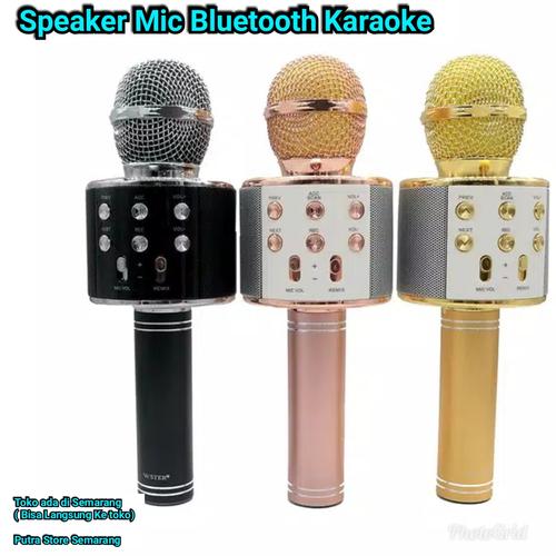 Jual Speaker Mic bluetooth Mic karaoke 
