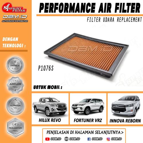 Foto Produk Filter Udara Sprint Filter Innova Reborn Fortuner VRZ Hilux Revo 2016+ dari DBM