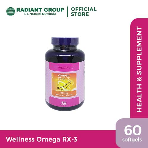 Foto Produk Wellness Omega Rx-3 60 Softgels dari Natural Nutrindo