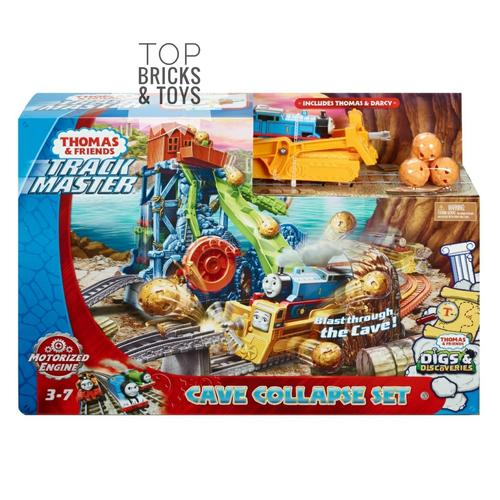 Foto Produk MATTEL, Thomas & Friends TrackMaster Motorized Cave Collapse Set dari Top Bricks & Toys