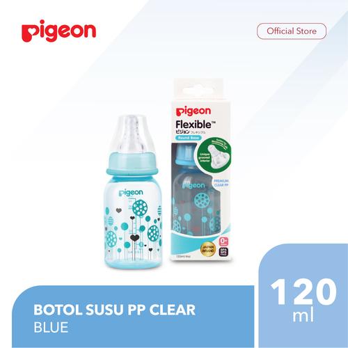 Foto Produk PIGEON Botol Susu PP Clear RP 120Ml - Blue dari Pigeon Indonesia