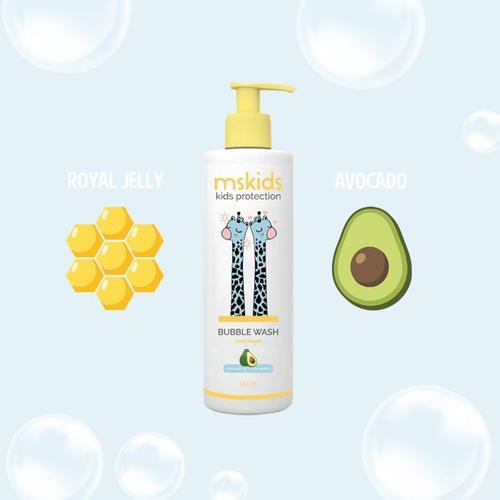Foto Produk MS GLOW KIDS PERAWATAN KULIT TUBUH RAMBUT ANAK MSKIDS MSGLOW KIDS - BUBBLE WASH dari Msglow Store
