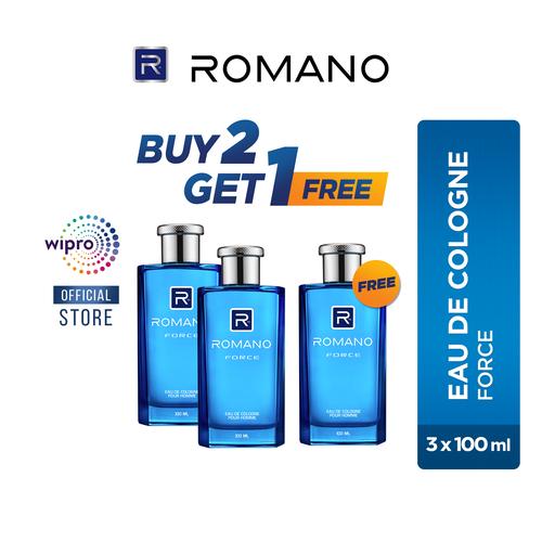 Foto Produk Romano Eau De Cologne Force 100Ml - BUY 2 GET 1 FREE dari Wipro Unza Official