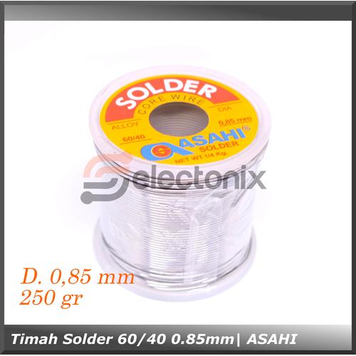 Gambar Timah Solder ASAHI 0.85 mm 60/40 1/4 Kg dari Selectonix undefined Tokopedia