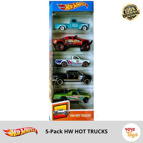 Foto Produk Hot Wheels Hot Trucks 5 Pack Gift Pack Hotwheels Mainan Diecast dari Vovo Toys