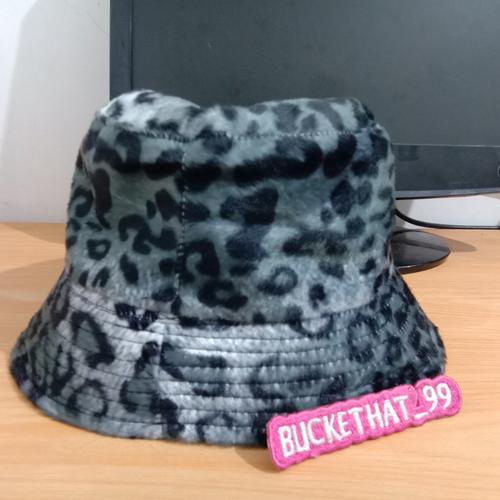 Jual Topi Bucket Hat Bludru Motif 