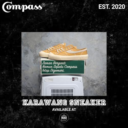 Foto Produk Sepatu Compass Gazelle 98 Vintage Low Mustard dari Karawang Sneaker ID