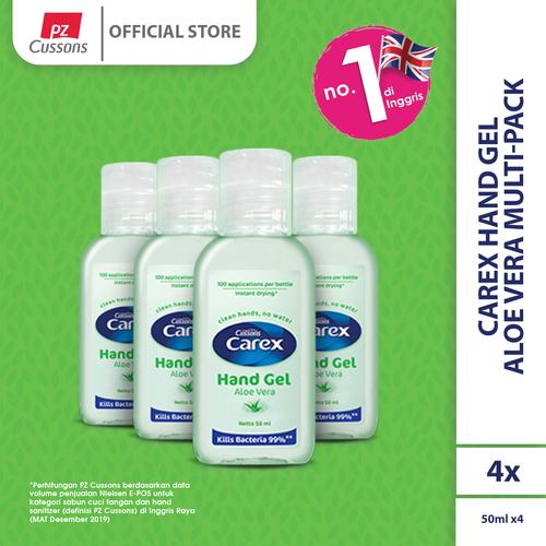 Foto Produk Carex Hand Gel Aloe Vera Multi-Pack dari Cussons Official Store