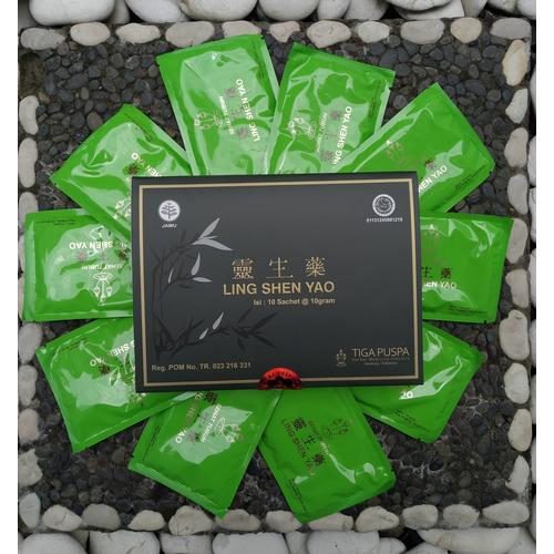 Foto Produk Ling Shen Yao Serbuk - Obat / Jamu Herbal Kanker Kista Mioma Tumor dari Trulum Effect