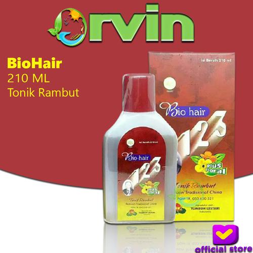 Foto Produk Bio Hair 123 Floral (Red) 210Ml / Original Hair Tonic Penumbuh Rambut dari Orvin Health & Beauty