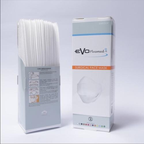 Foto Produk Masker Evo PlusMed Original per karton/Surgical Mask Evo Earloop - Putih dari Seven7 Shop Bandung