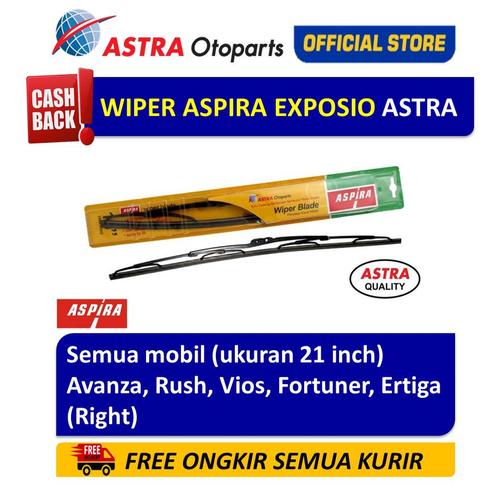 Foto Produk Wiper Blade ASPIRA : Rush, Vios, Fortuner, Ertiga(R) (ukuran 21 inch) dari Astra Otoparts