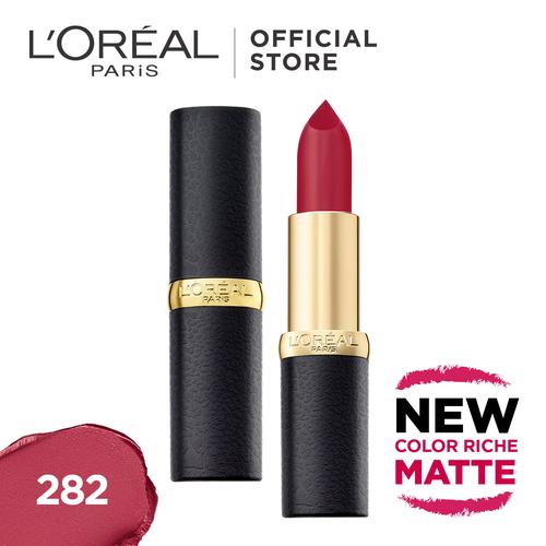 Foto Produk L'Oreal Lipstik Matte Color Riche Matte - La Vie En Coal dari L'oreal Paris
