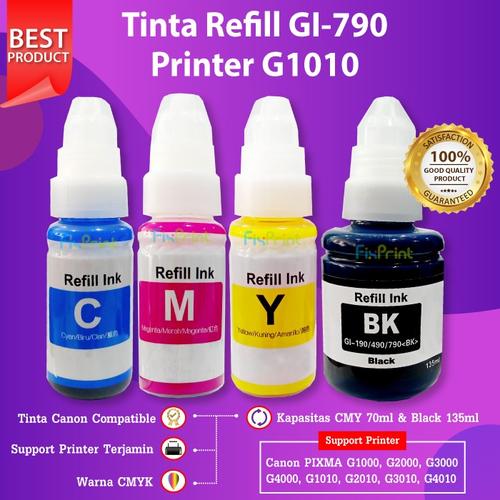 Foto Produk 1 Set Tinta GI790 790 Refill Canon G1010 G2010 G3010 G4010 G1000 G2010 dari FixPrint Indonesia