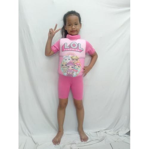 Foto Produk BAJU RENANG ANAK NGAPUNG ASIK BUAT BERENANG - Merah Muda, M dari hera collection