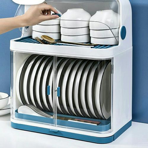 Jual Rak Piring Lemari Plastic Dish Rack Tempat Penyimpanan Wadah