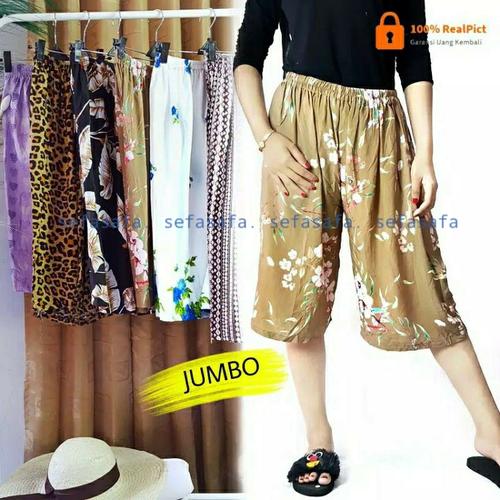 Foto Produk CELANA PENDEK SANTAI WANITA BIG SIZE (XL/XXL) - Random, XL dari Sefasafa