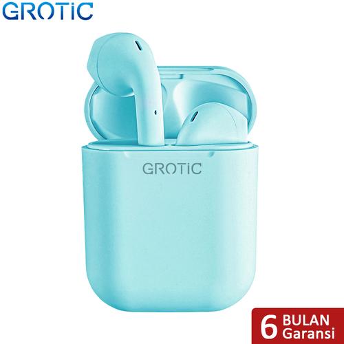 Foto Produk TWS Headset Bluetooth inpods 12 Earphone Wireless HIFI Sentuh Macaron - Biru Muda dari APRoo