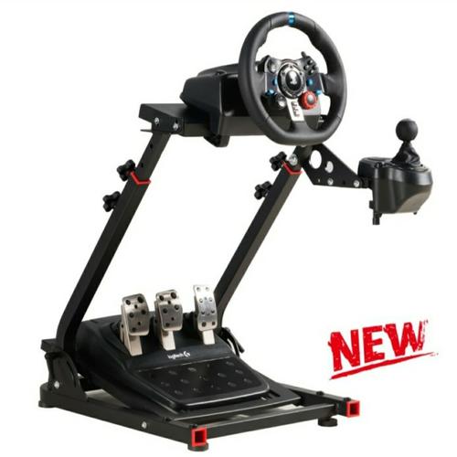 Jual racing simulator steering wheel stand cockpit / stand driving