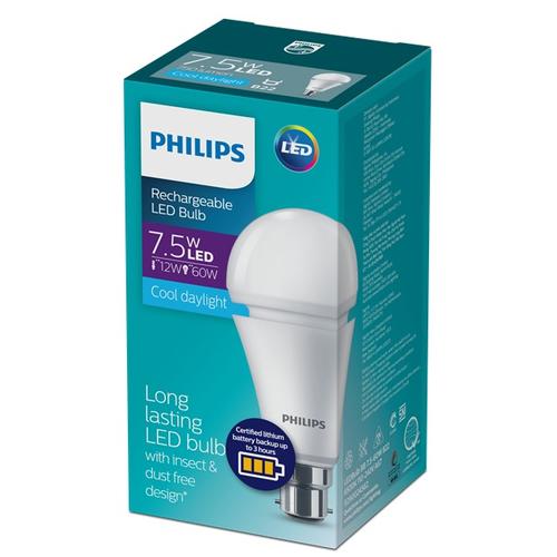 Foto Produk Philips Rechargeable LedBulb 7W 6500K Putih dari Philips Lighting ID