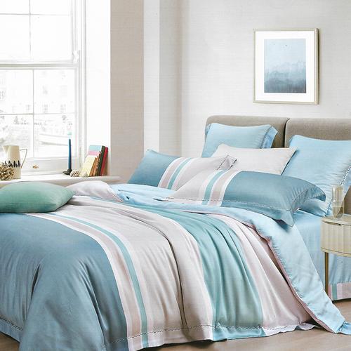 Foto Produk Sleep Buddy Set Sprei Soft Line Tencel - Single Size dari Sleep Buddy Bedding