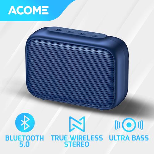 Foto Produk Acome A1 SENSE Speaker Bluetooth 5.0 Portable Ultra Bass TWS - Speaker Only dari Acome Indonesia
