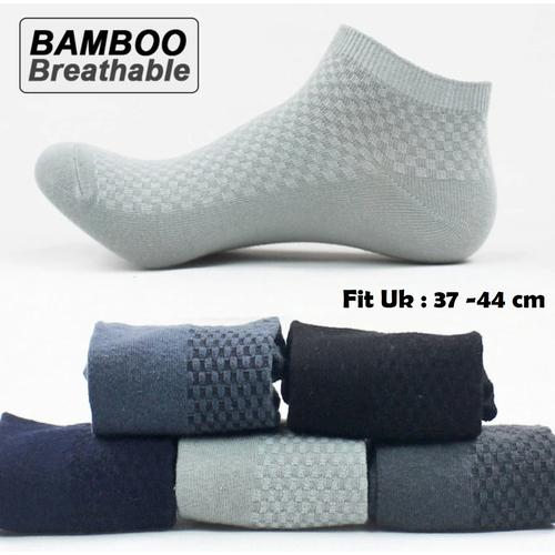 Foto Produk KK50 Kaos Kaki Original Serat Bambu Arang Bamboo Pendek Semata Kaki dari EnnWen Online Store