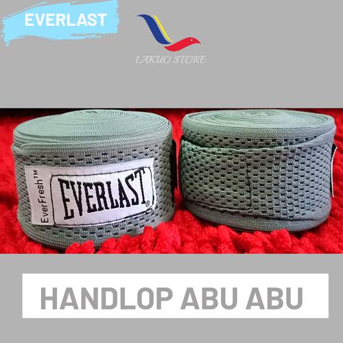 Foto Produk HANDWRAP 3 METER / BENDIT MUAY THAI / HANDWRAPS ELASTIC - ABUABU HANDLOP dari LAKUO STORE 1