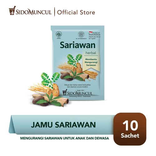 Foto Produk Sido Muncul Jamu Sariawan 10's - Mengobati Sariawan dan Panas Dalam dari Sido Muncul Store
