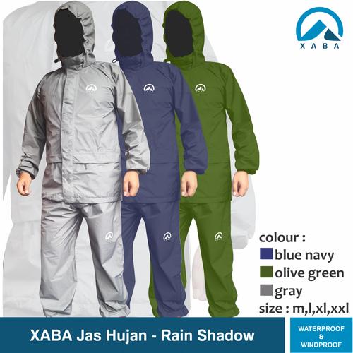 Foto Produk Jas hujan XABA - Rain shadow - waterproof windrproof full sealen - M dari XABA