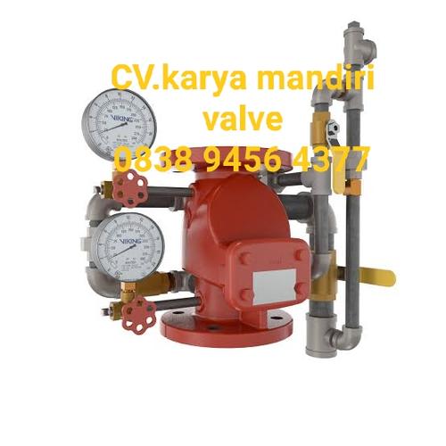 Jual alarm check Valve/ main control Valve type j1 4" brand viking