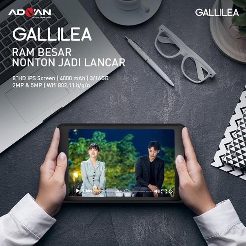 Foto Produk Advan Tablet GALLILEA 3/16Gb 8inch Garansi Resmi dari Senjaya Selindo