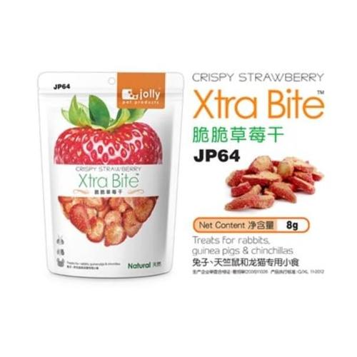 Foto Produk JP64 Jolly Crispy Strawberry 8gr Snack Kelinci Hamster Marmut Chinchil - EXP 2022-04 dari Hime petshop