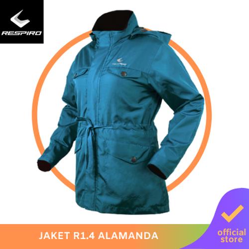 Foto Produk Respiro Alamanda | Jaket Motor Wanita Windproof (Detachable Hoodie) - Hijau, S dari Respiro Official Store