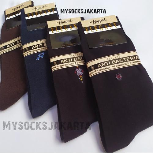 Foto Produk Kaos Kaki Kerja formal cowo / pria Harpist anti bakteri mencegah bau - Hitam dari Mysocksjakarta