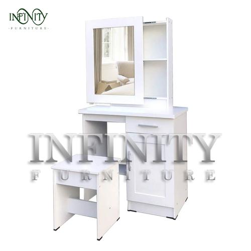 Gambar Meja Rias MR 530 - White dari Infinity Furniture Kota Tangerang Tokopedia