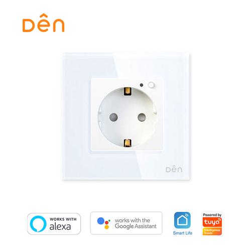Gambar Den Smart Home Wall Socket EU Wi-Fi for Home Automation - Stop Kontak dari Den Smart Home Jakarta Utara Tokopedia