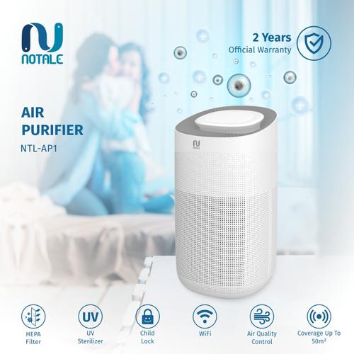 Foto Produk Notale Air Purifier with HEPA UV Sterilizer Up 50m2 - AP HEPA 13 dari MiFa Official Store